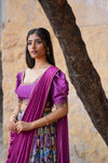 Floral Georgette embroidery lehenga